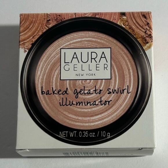 ✨ NWT Laura Geller Baked Gelato Swirl Illuminator Gilded Honey Highlighter - Picture 2 of 8